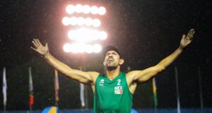 Dos Águilas UAS de voly de playa en la búsqueda de boleto olímpico