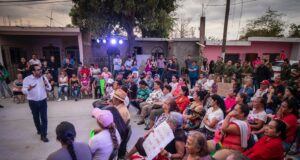 Celebran con vecinos de la Toledo Corro entrega de calle Mina de Bacubirito