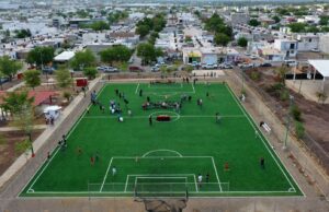 ¡Alturas del Sur se transforma! Entregan cancha deportiva