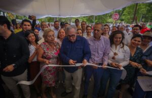 Inaugura Rocha Moya la rehabilitación del colector de drenaje sanitario en Los Mochis