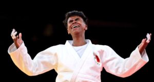 ¡Plata para judoca mexicana Prisca Awiti en París 2024!