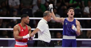 El sinaloense Marco Verde, da golpe de autoridad en debut olímpico.