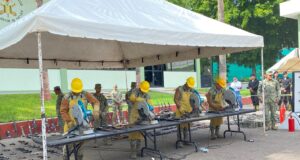 Ejército destruye armas, cargadores y cartuchos decomisados