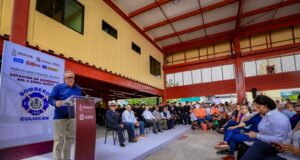 Inaugura el gobernador Rocha nueva estación de bomberos
