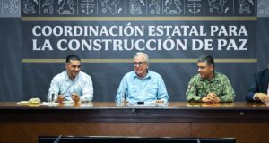 Rocha y García Harfuch encabezan reunión del Gabinete de Seguridad en Sinaloa
