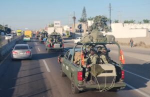 Arriban 300 efectivos del Ejército; continúa el refuerzo de la seguridad en Sinaloa