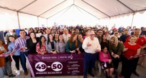 “Mejoramos condiciones de movilidad para alumnos y ciudadanos”: Rocha; Entrega calles en Barrancos