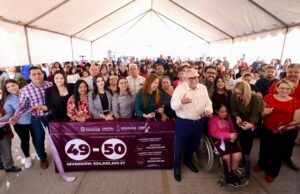 “Mejoramos condiciones de movilidad para alumnos y ciudadanos”: Rocha; Entrega calles en Barrancos