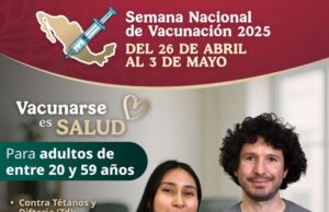 Sinaloa invita a participar en la Semana Nacional de Vacunación 2025