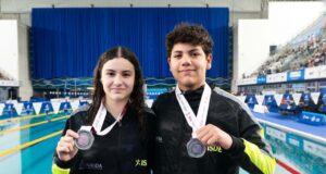 Bryan Meza y de nuevo Paloma Luna dan medallas en natación para Sinaloa en Olimpiada Nacional CONADE 2025