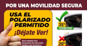 La SSPyTM inicia segunda etapa de la campaña sobre el polarizado fuera de norma en coordinación con SSP Estatal