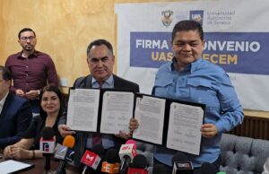 Firman ADECEM y UAS convenio para fortalecer el “Paseo del Ángel” y apoyar a mipymes