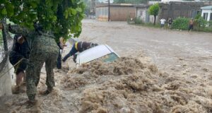 Protección Civil realiza trabajos de auxilio a población derivado de las lluvias registradas