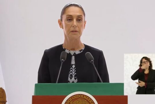 Claudia Sheinbaum rinde su primer informe presidencial desde Palacio Nacional