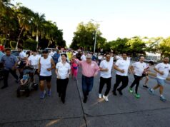 Gobernador Rocha encabeza el arranque de la Carrera de la Salud 2025 “Corre y Apoya”