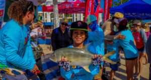 Más de 50 niñas y niños participaron en el Torneo Infantil de Pesca de Orilla Deportes Alexterior, en Mazatlán
