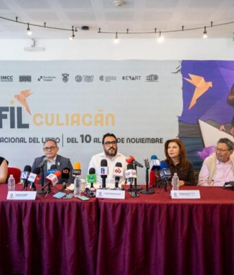 Presentan cartelera de la Feria Internacional del Libro Culiacán 2025