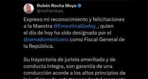 Felicita Rocha Moya a Ernestina Godoy por su designación como Fiscal General de la República
