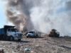 Incendio en el relleno sanitario es atendido y se trabaja hasta sofocarlo, informa PC Culiacán