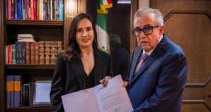 Gobernador Rocha toma protesta a Sandra Angulo Cázarez como secretaria de Transparencia y Rendición de Cuentas