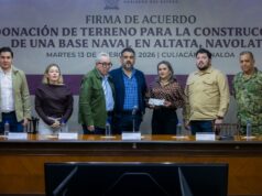Base Naval en Nuevo Altata será una realidad; Gobierno del Estado donó 15 hectáreas más, para un total de 25