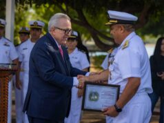 Cambio de mandos en la Cuarta Región Naval de Mazatlán; llega Edy Alberto Meléndez Cedillo