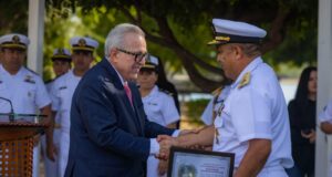 Cambio de mandos en la Cuarta Región Naval de Mazatlán; llega Edy Alberto Meléndez Cedillo