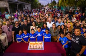 Compromete gobernador Rocha obras de vialidad, educativas y deportivas para vecinos de El Diez, en Culiacán