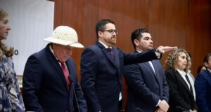 Cuitláhuac González expone ante el Congreso avances en salud infantil y oncológica