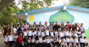 Despliega Gobierno del Estado estrategia interinstitucional en Villa Juárez para garantizar educación segura y presencial