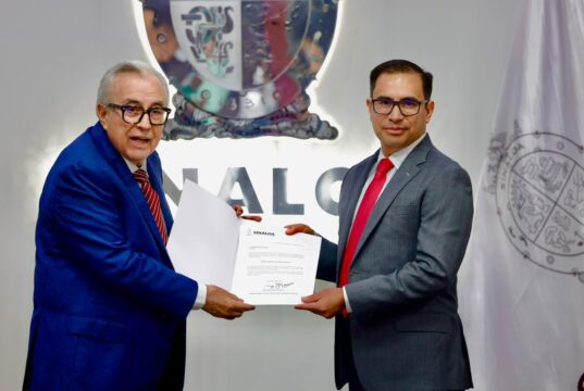 Sinuhé Téllez López es el nuevo secretario de Seguridad Pública; Gobernador Rocha le tomó protesta al general