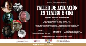 Invita el ISIC a una nueva edición del Taller de Actuación en Teatro y Cine