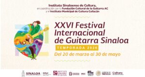 Concierto de Joaquín Clerch abre este viernes el XXVI Festival Internacional de la Guitarra Sinaloa