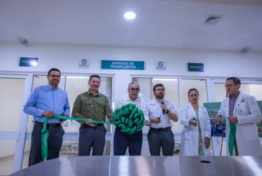 Con la Presidenta Sheinbaum, el Gobernador Rocha y autoridades de IMSS Bienestar inauguran Unidad de Trasplantes en el HGC