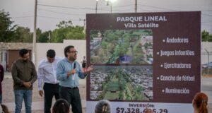Juan de Dios da inicio a construcción de parque lineal en Villa Satélite; inversión supera los 7.3 mdp