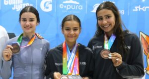 Las hermanas Luna cierran con broche de oro la natación para Sinaloa en Olimpiada CONADE 2026