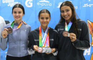 Las hermanas Luna cierran con broche de oro la natación para Sinaloa en Olimpiada CONADE 2026