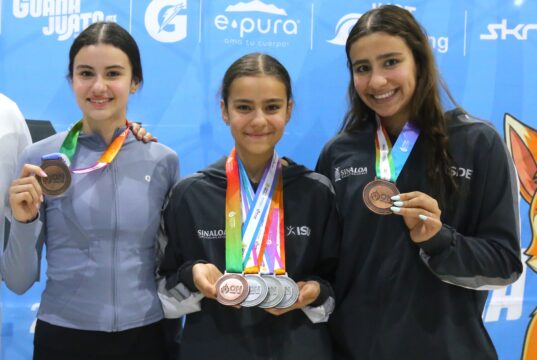 Las hermanas Luna cierran con broche de oro la natación para Sinaloa en Olimpiada CONADE 2026