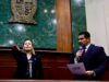 Yeraldine Bonilla Valverde rinde protesta como gobernadora interina de Sinaloa