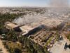 Continúan labores de atención y control tras incendio en plaza comercial de Los Mochis