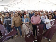 Gobernadora Yeraldine inaugura e inicia obras en San Ignacio
