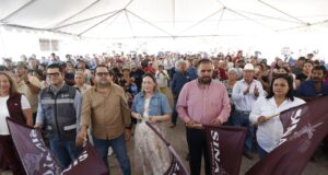 Gobernadora Yeraldine inaugura e inicia obras en San Ignacio