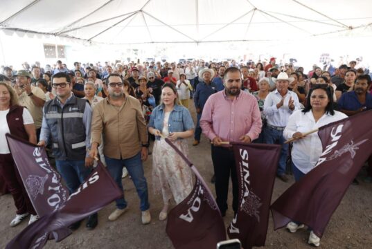Gobernadora Yeraldine inaugura e inicia obras en San Ignacio