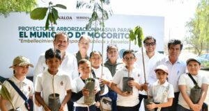 Con plantación de 200 árboles, SEBIDES fortalece áreas verdes en Mocorito