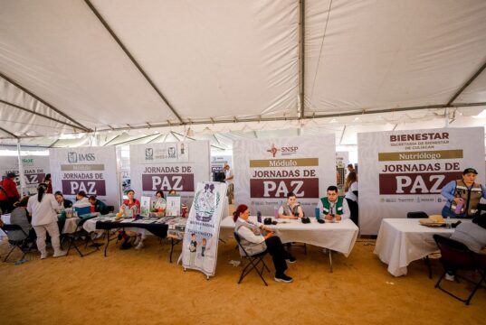 Realizan Jornadas de la Paz en Alturas del Sur
