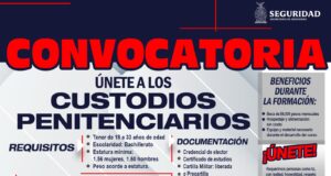 La SSP Sinaloa abre convocatoria para personal de Custodia Penitenciaria