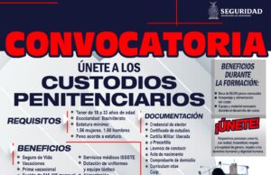 La SSP Sinaloa abre convocatoria para personal de Custodia Penitenciaria