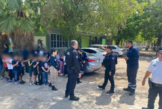 Entre patrullas y sonrisas, niñas y niños conocen de cerca el trabajo de quienes los protegen: SSPyTM