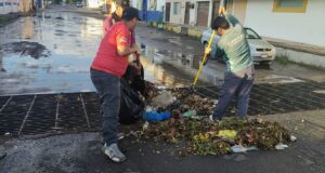 Despliega Ayuntamiento de Culiacán acciones de limpieza para atender afectaciones por las lluvias