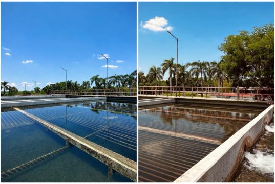 Culminan trabajos de mantenimiento en sedimentadores de la Planta Potabilizadora San Lorenzo